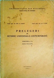 Gh. N. Cazan - Prelegeri de istorie universala contemporana, fascicola V. Tarile socialiste