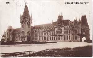 Iasi. Palatul Administrativ (circulata circa 1930)
