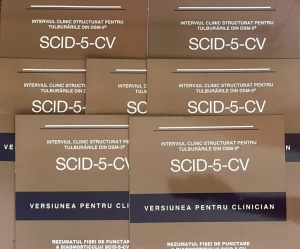 Interviul clinic structurat pentru tulburarile din DSM-5. SCID-5-CV. Versiunea pentru clinician. Rezumatul fisei de punctare a diagnosticului Scid-5-CV - Michael B. First, Janet B.W. Williams, Rhonda S. Karg, Robert L. Spitzer