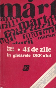 Iosif Micu - 41 de zile in ghearele DEF-ului