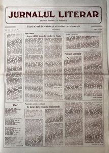 Jurnalul Literar, nr. 36, 10 septembrie
