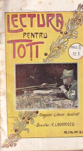 Lectura pentru toti. Magazin literar ilustrat. Director: E. Lovinescu, anul II, nr. 1, 4, 5, 6, 10, 11, 12 / 1919 (7 numere in coligat)