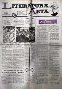 Literatura si Arta. Saptamanal al Uniunii Scriitorilor din Modova, nr. 30, 26 iulie 1990