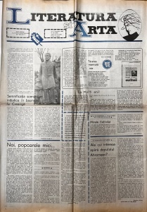 Literatura si Arta. Saptamanal al Uniunii Scriitorilor din Modova, nr. 52, 27 decembrie 1990