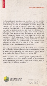 Liviu Antonesei - O prostie a lui Platon. Intelectualii si politica - Img 2