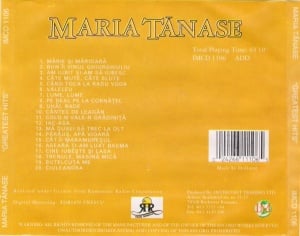 Maria Tanase – Greatest Hits - Img 2