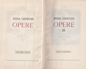 Mihail Sadoveanu - Opere, volumul 15. Ochi de urs. Morminte. Vechime. Divanul persian - Img 2