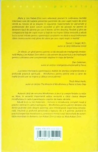 Myla Kabat-Zinn, Jon Kabat-Zinn - Mindfulness pentru parinti. Cand fiecare zi este o binecuvantare - Img 2