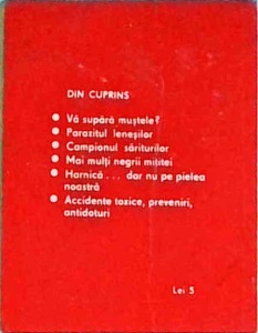 N. I. Manolescu - Musafirii nepoftiti, insectele din gospodarie - Img 2