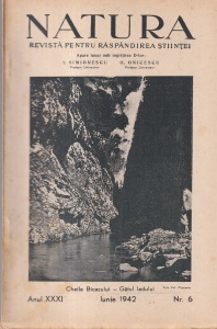 Natura. Revista pentru raspandirea stiintei, anul XXXI, nr. 6, iunie 1942