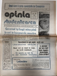 Opinia Studenteasca, nr. 48, noiembrie 1990