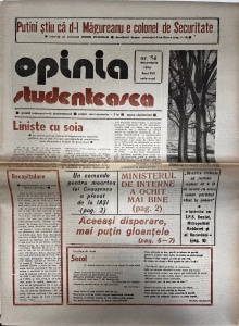 Opinia Studenteasca, nr. 54, decembrie 1990
