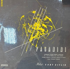 Paganini – Concertele pentru vioara si Orchestra Nr. 1 in Re Minor si Nr. 2 in Si Minor. Solist Yvry Gitlis, Orchestra Simfonica a Filarmonicii Nationale din Varsovia. Dirijor Stanislaw Wislocki