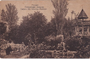 Pascani. Vedere din Gradina Publica (circulata 1920)
