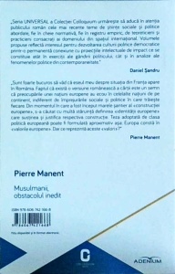 Pierre Manent - Musulmanii. Obstacolul inedit - Img 2