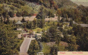 Pitesti. Parcul Trivalea (circulata 1911)