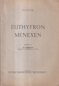 Platon - Euthyfron, Menexen (1943)