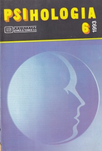 Psihologia, numarul 6, 1993