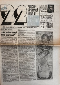 Revista 22, nr. 24, 19-25 iunie 1992