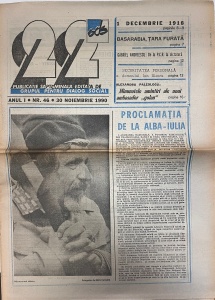 Revista 22, nr. 46, 30 noiembrie 1990