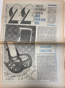 Revista 22, nr. 5, 16 februarie 1990