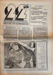Revista 22, nr. 7, 22 februarie 1991