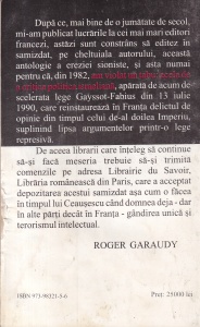 Roger Garaudy - Miturile fondatoare ale politicii israeliene - Img 2