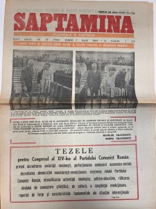 Saptamana, nr. 27, 7 iulie 1989