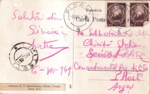 Sinaia. Hotel Palace si Restaurantul J. Ungarth (circulata 1949) - Img 2