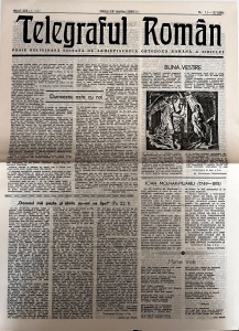 Telegraful roman, nr. 11-12/1990, 15 martie 1990. Foaie religioasa editata de Arhiepiscopia Ortodoxa Romana a Sibiului