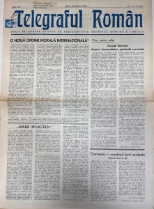 Telegraful roman, nr. 15-16, aprilie 1983. Foaie religioasa editata de Arhiepiscopia Ortodoxa Romana a Sibiului