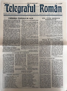 Telegraful roman, nr. 2-4/1990, 15 ianuarie 1990. Foaie religioasa editata de Arhiepiscopia Ortodoxa Romana a Sibiului