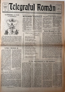 Telegraful roman, nr. 29-30, 1 august 1990. Foaie religioasa editata de Arhiepiscopia Ortodoxa Romana a Sibiului