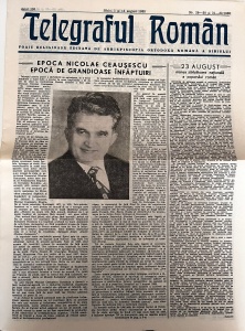 Telegraful roman, nr. 29-30 si 31-32/1988, 1 si 15 august 1988. Foaie religioasa editata de Arhiepiscopia Ortodoxa Romana a Sibiului