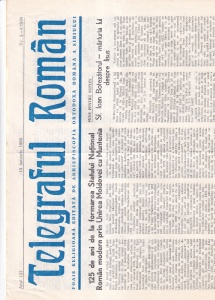 Telegraful roman, nr. 3-4, ianuarie 1984. Foaie religioasa editata de Arhiepiscopia Ortodoxa Romana a Sibiului
