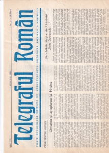 Telegraful roman, nr. 37-38, octombrie 1984. Foaie religioasa editata de Arhiepiscopia Ortodoxa Romana a Sibiului