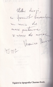 Veronica Russo - Sunt doamna frunzelor de toamna. Pentru sufletul marelui vin (cu autograful autorului)