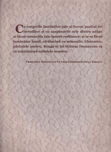 Viata Sfantului Cuvios Gherasim de la Iordan - Img 2
