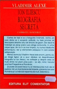 Vladimir Alexe - Ion Iliescu, biografia secreta. Candidatul manciurian - Img 2