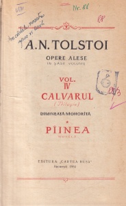 A.N. Tolstoi - Opere alese, volumul 4 - Img 2