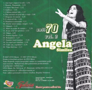 Angela Similea - Anii 70, volumul 2 - Img 2