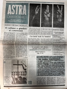 Astra, nr. 1, ianuarie 1990. Asociatiunea Transilvana pentru Literatura Romana si Cultura Poporului Roman
