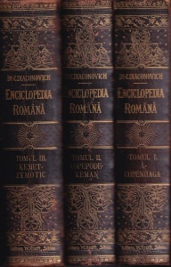 C. Diaconovich - Enciclopedia Romana, Ediția princeps (1898–1904) completa, 3 volume