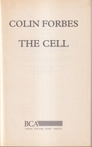 Colin Forbes - The Cell (coperti cartonate) - Img 2