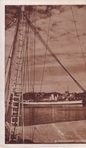 Constanta. Vapor in port (scrisa in 1946)