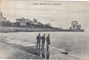 Constanta. Vederia Bulevard si a Cazinoului (circulata 1923)