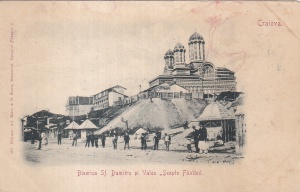 Craiova. Biserica Sf. Dumitru si Valea ,,Seapte Fantani (circa 1900, necirculata)