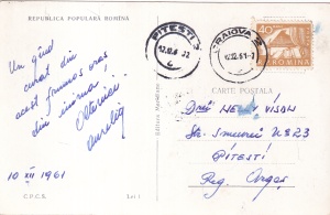 Craiova. Vedere din Piata Al. I. Cuza (circulata 1961) - Img 2