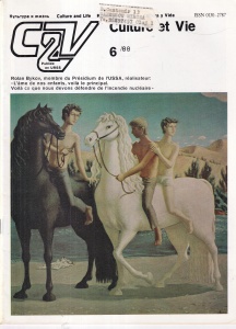 Culture et Vie, nr. 6, 1988