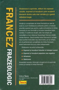 Elena Gorunescu - Dictionar frazeologic francez-roman, roman-francez (2005) - Img 2
